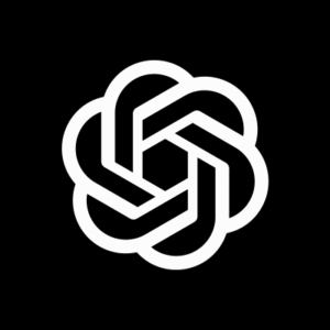 Logotipo de DALL-E de OpenAI para generación de imágenes con inteligencia artificial